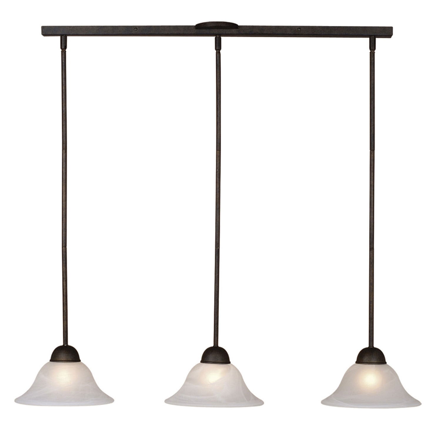 Vaxcel - PD5027OBB - Three Light Mini Pendant - Da Vinci - Oil Burnished Bronze