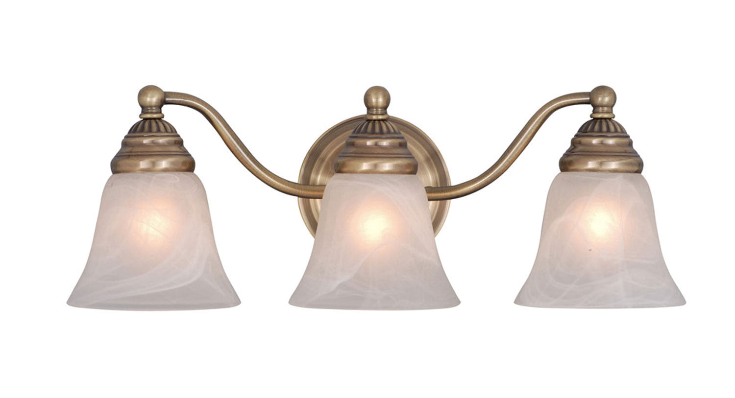 Vaxcel - VL35123A - Three Light Vanity - Standford - Antique Brass