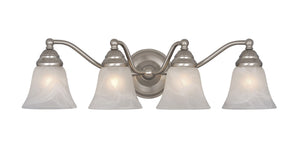 Vaxcel - VL35124BN - Four Light Vanity - Standford - Brushed Nickel