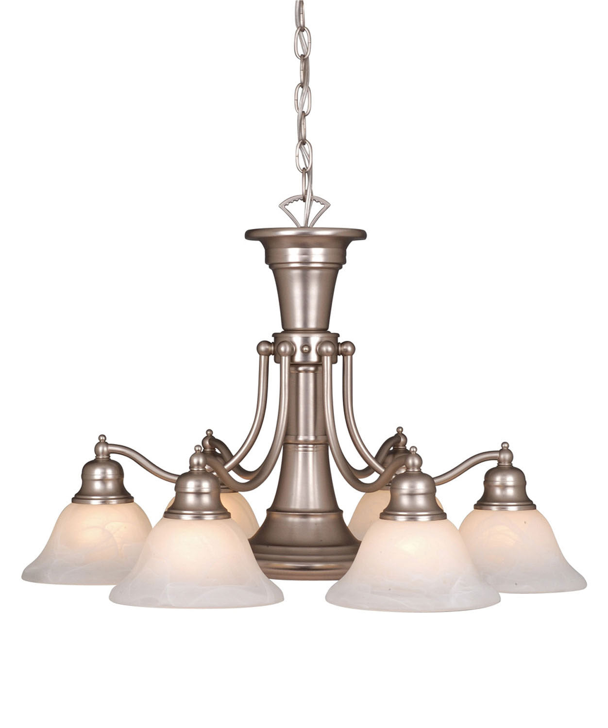 Vaxcel - CH30307BN - Seven Light Chandelier - Standford - Brushed Nickel