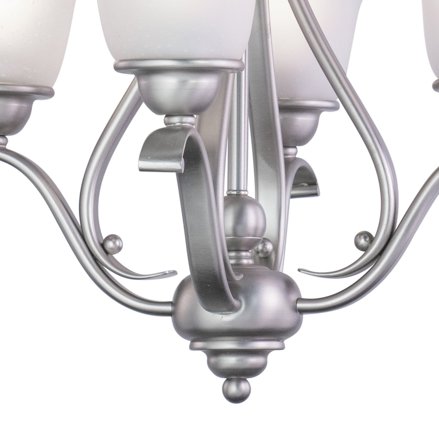 Vaxcel - CH35404BN - Four Light Mini Chandelier or Semi Flush - Monrovia - Brushed Nickel