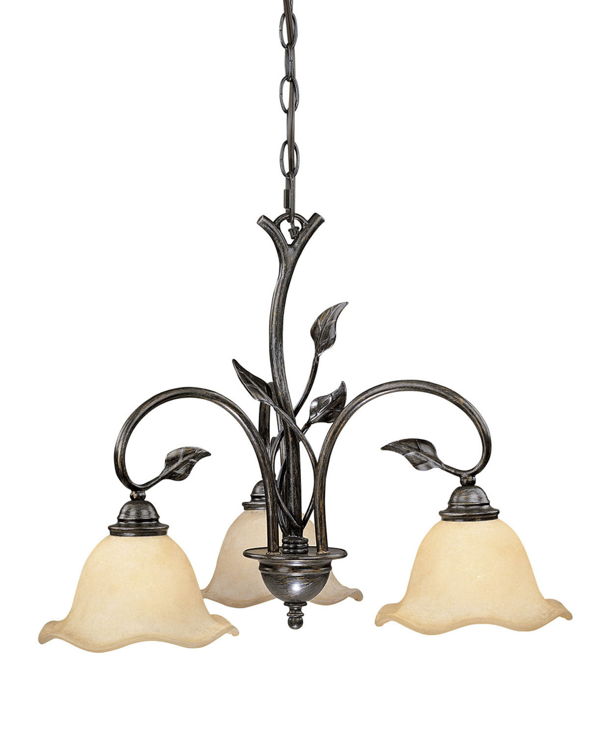 Vaxcel - CH38803OL - Three Light Chandelier - Vine - Oil Shale