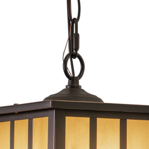 Vaxcel - OD37276BBZ - One Light Outdoor Pendant - Mission - Burnished Bronze