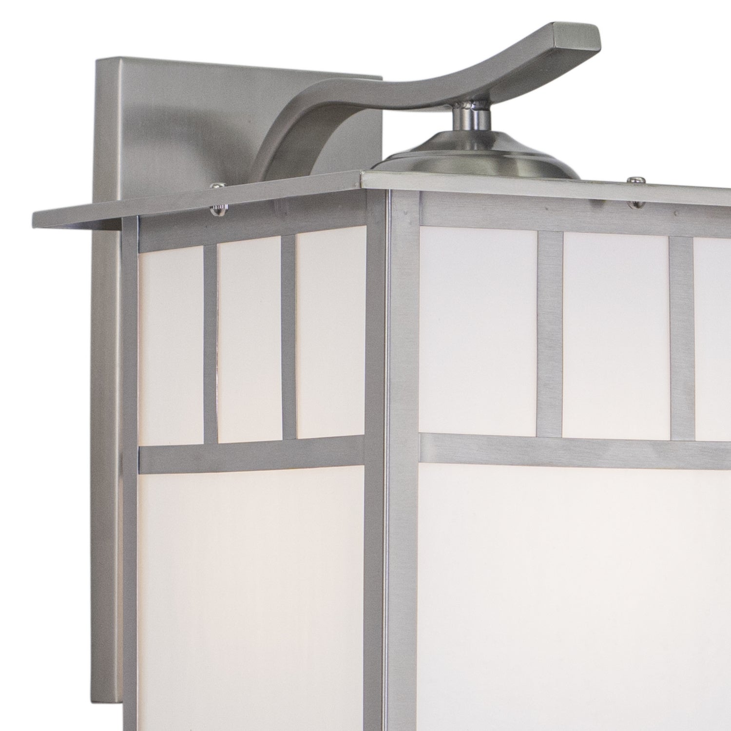 Vaxcel - OW14693ST - One Light Outdoor Wall Mount - Mission - Stainless Steel