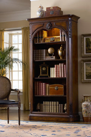 Ambella Home - 02513-800-001 - Bookcase - Olivier - Cherry and Ash Burl Veneer