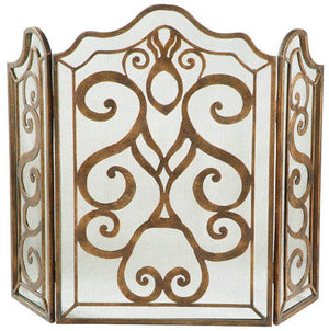 Ambella Home - 05133-460-001 - 3-Panel Fireplace Screen - Tiger Lily - tbd