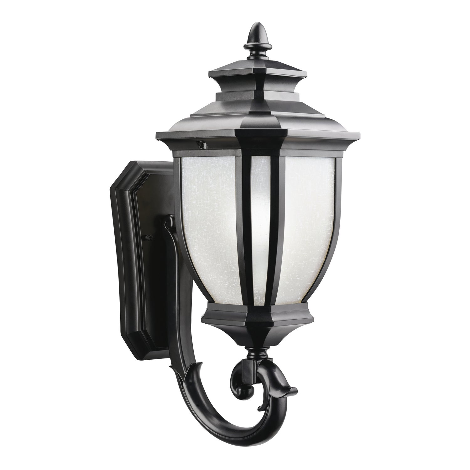 Kichler - 9041BK - One Light Outdoor Wall Mount - Salisbury - Black