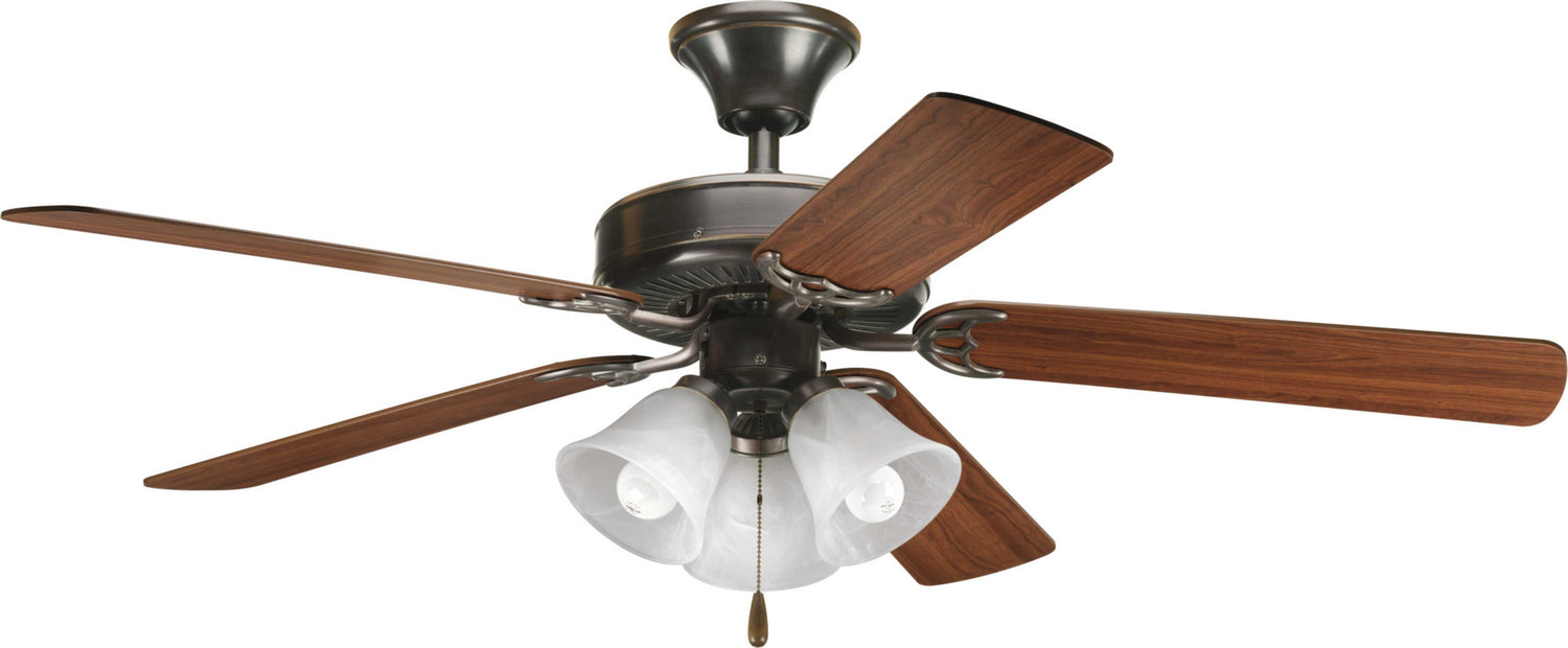 Progress Lighting - P2501-20 - 52"Ceiling Fan - Airpro Builder - Antique Bronze