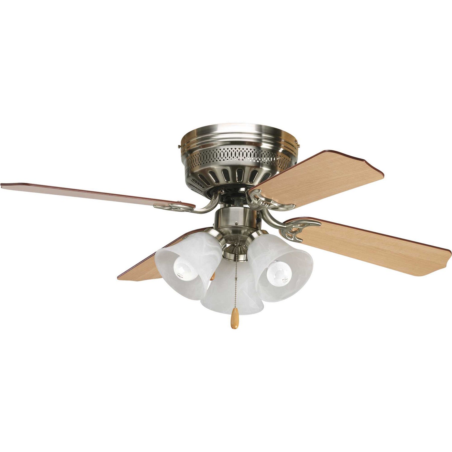 Progress Lighting - P2524-09 - 42"Ceiling Fan - Airpro Hugger - Brushed Nickel