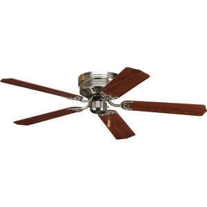 Progress Lighting - P2525-09 - 52"Ceiling Fan - Airpro Hugger - Brushed Nickel