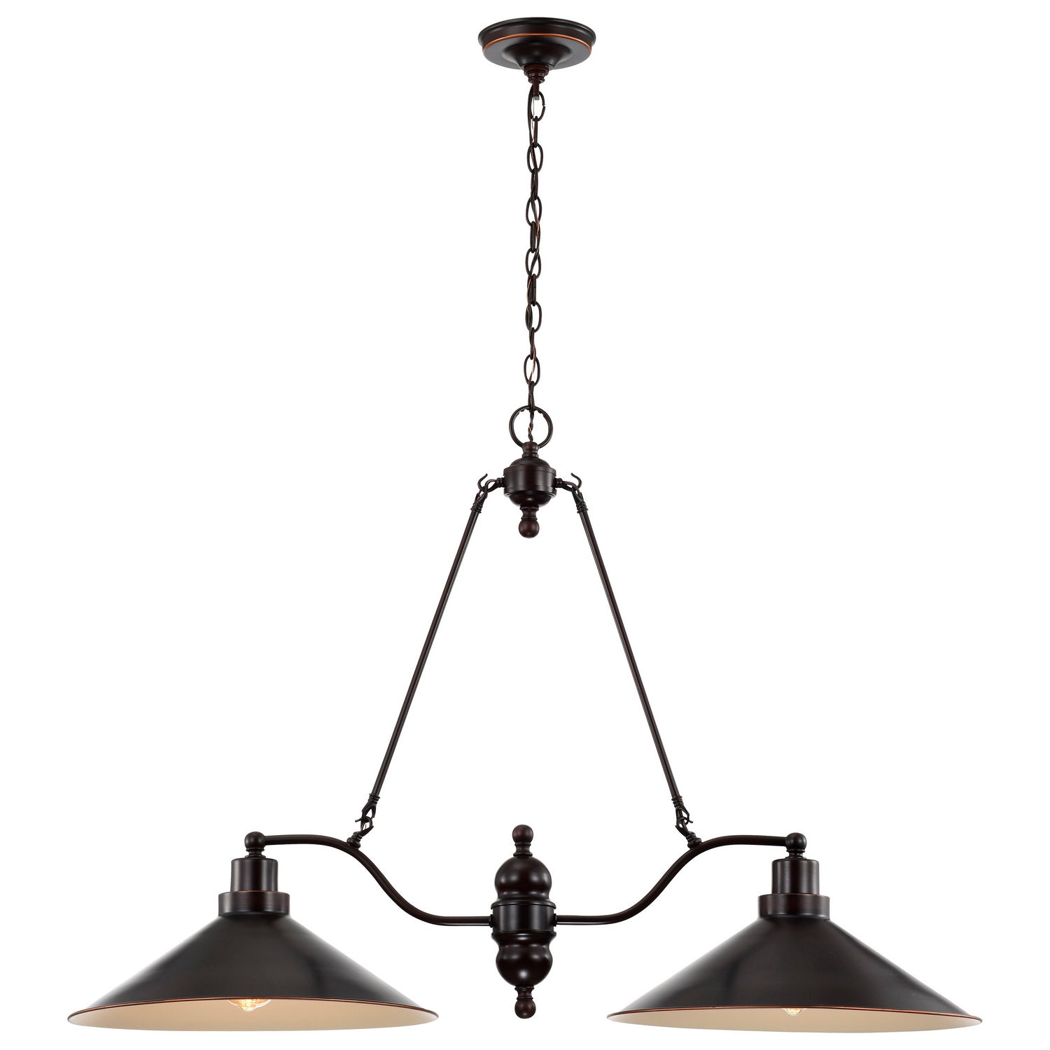 Nuvo Lighting - 60-1703 - Two Light Trestle - Bridgeview - Mission Dust Bronze