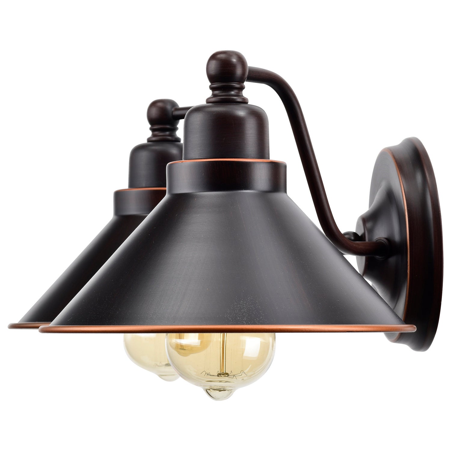 Nuvo Lighting - 60-1711 - Two Light Wall Sconce - Bridgeview - Mission Dust Bronze