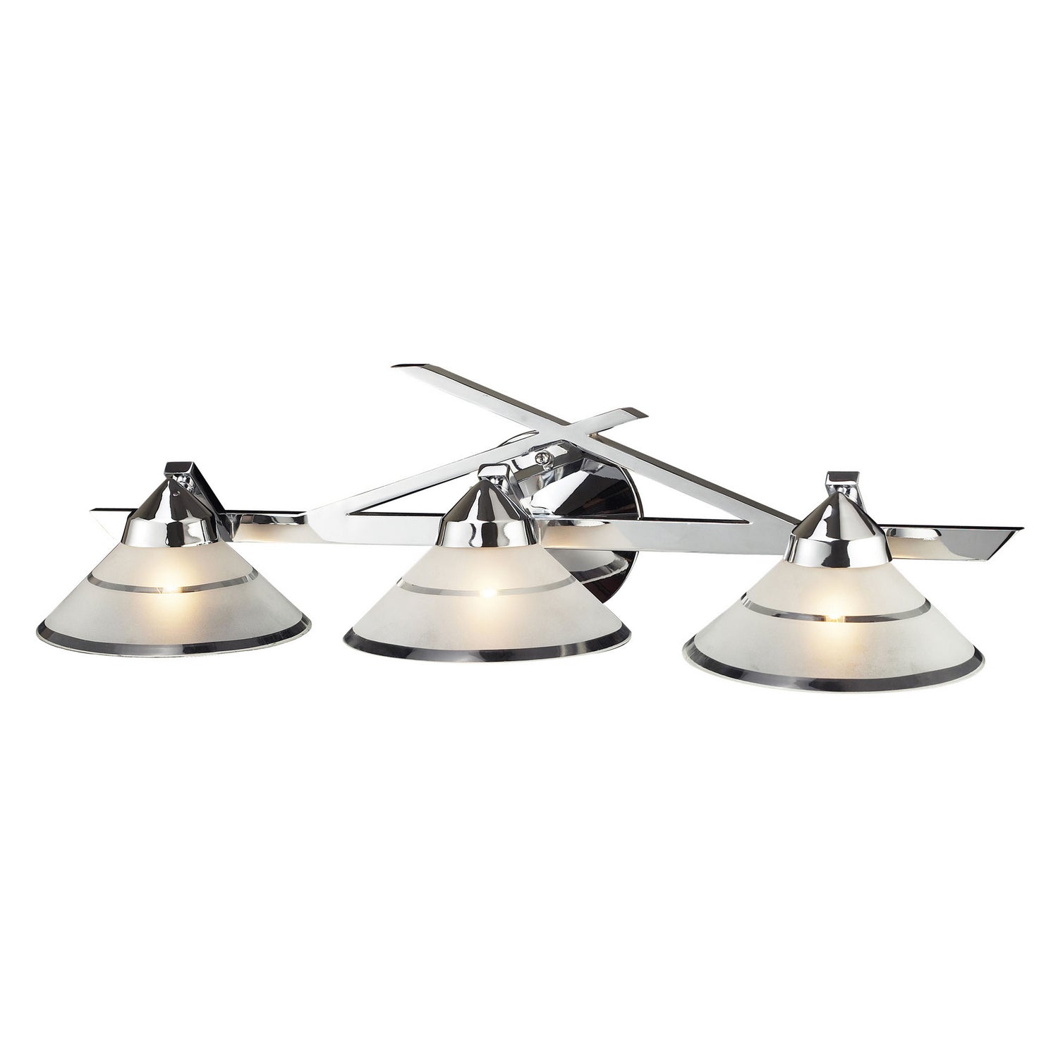 ELK Home - 1472/3 - Three Light Vanity - Refraction - Polished Chrome