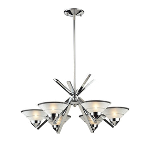 ELK Home - 1475/6 - LED Chandelier - Refraction - Polished Chrome