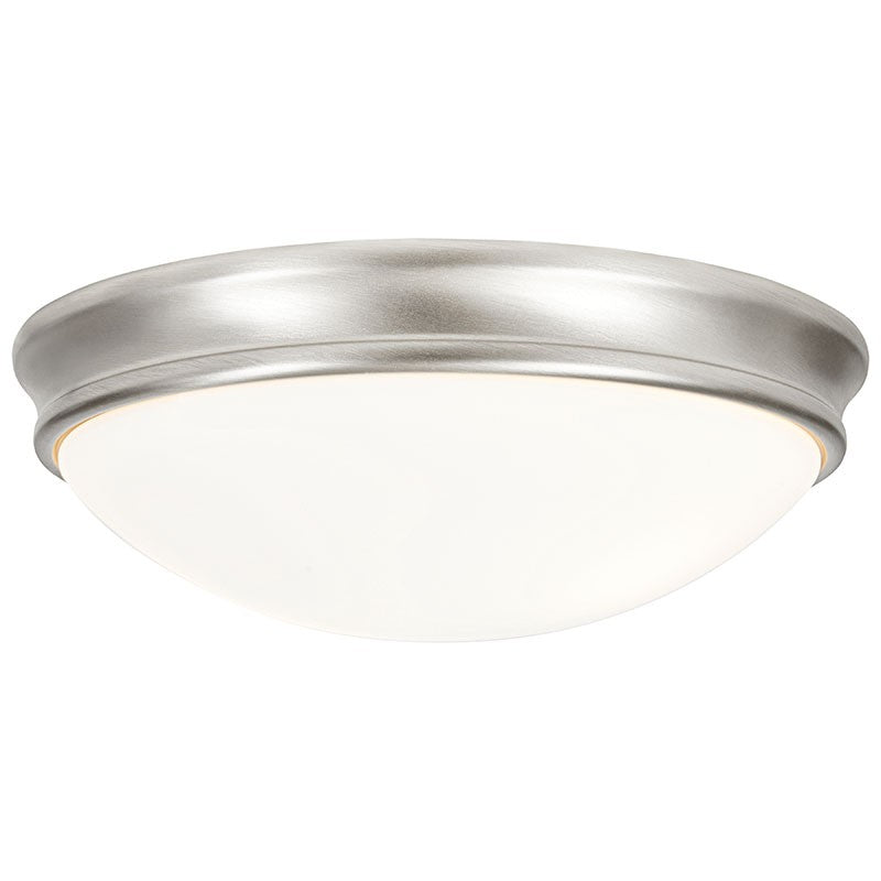 Access - 20724-BS/OPL - One Light Flush Mount - Atom - Brushed Steel