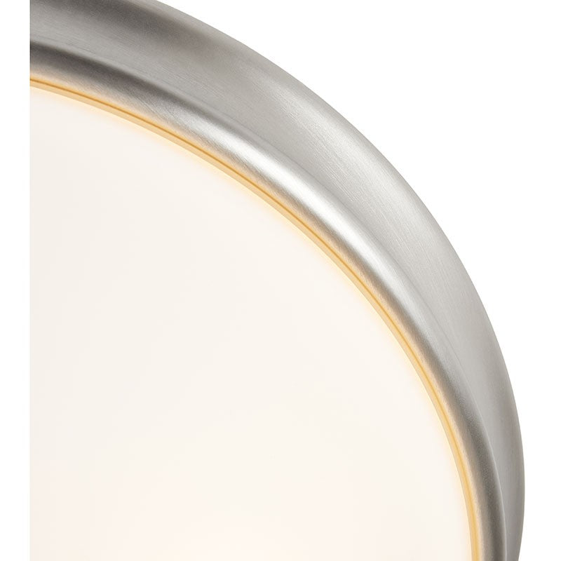 Access - 20724-BS/OPL - One Light Flush Mount - Atom - Brushed Steel