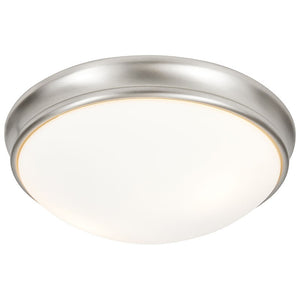 Access - 20726-BS/OPL - Three Light Flush Mount - Atom - Brushed Steel