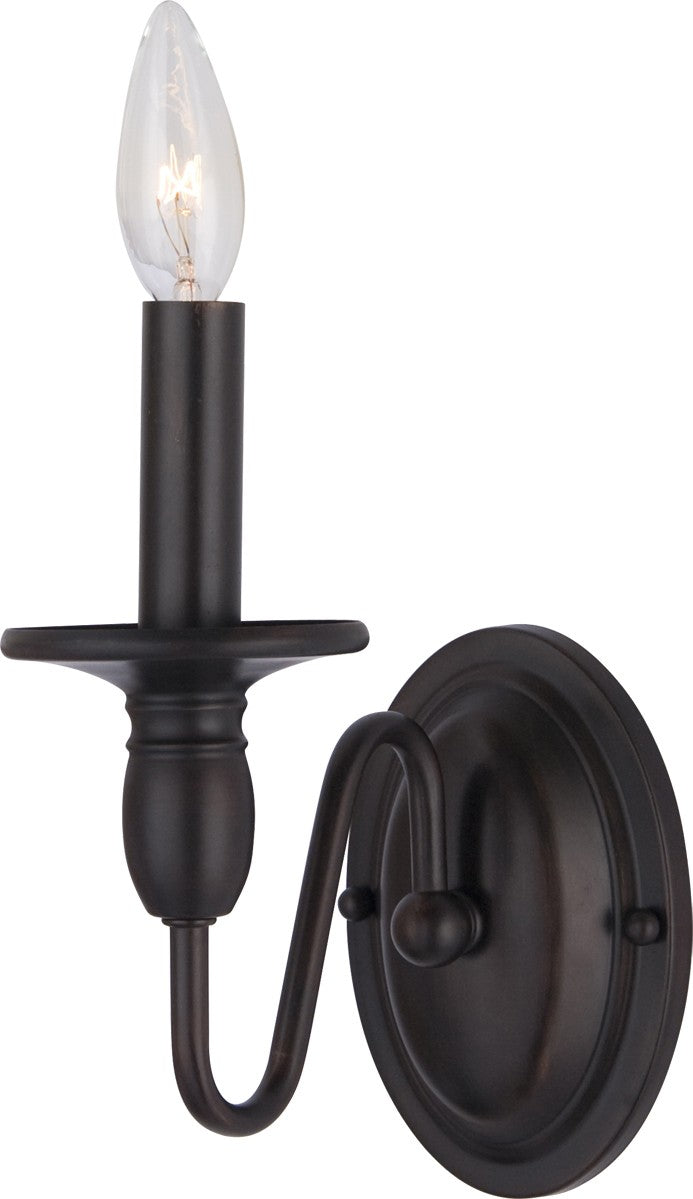 Maxim - 11031OI - One Light Wall Sconce - Towne - Oil Rubbed Bronze