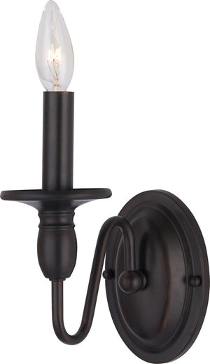 Maxim - 11031OI - One Light Wall Sconce - Towne - Oil Rubbed Bronze