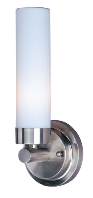 Maxim - 53006WTSN - One Light Wall Sconce - Cilandro - Satin Nickel