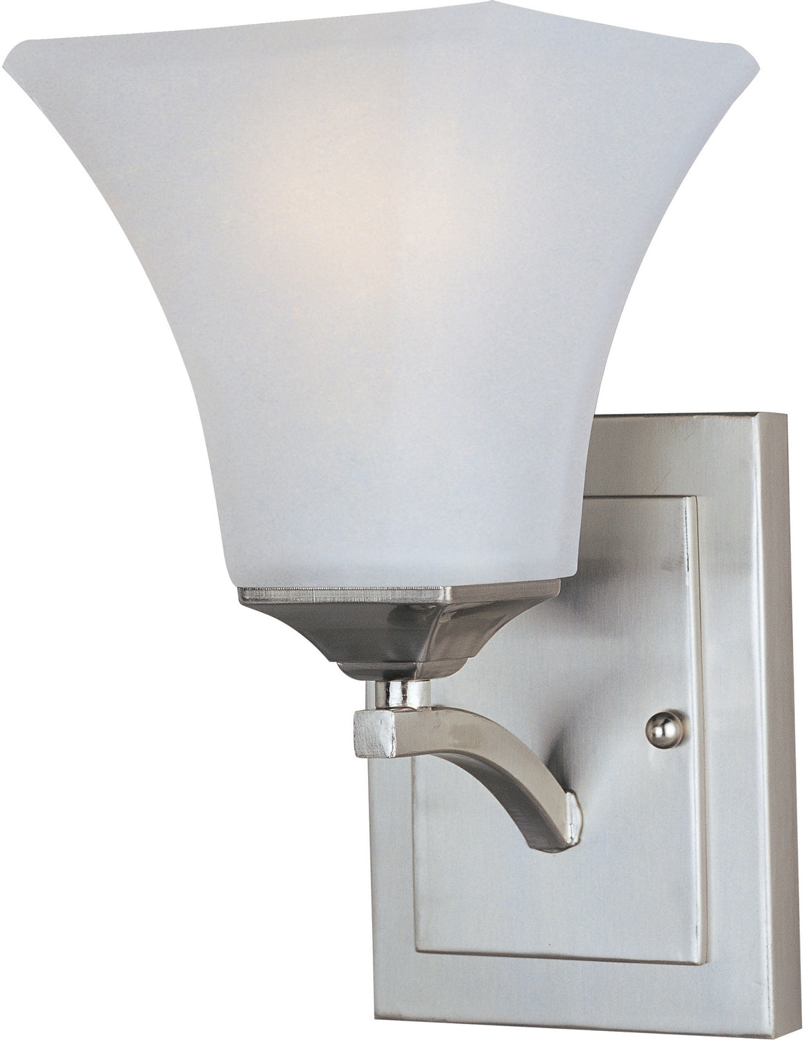 Maxim - 20098FTSN - One Light Wall Sconce - Aurora - Satin Nickel