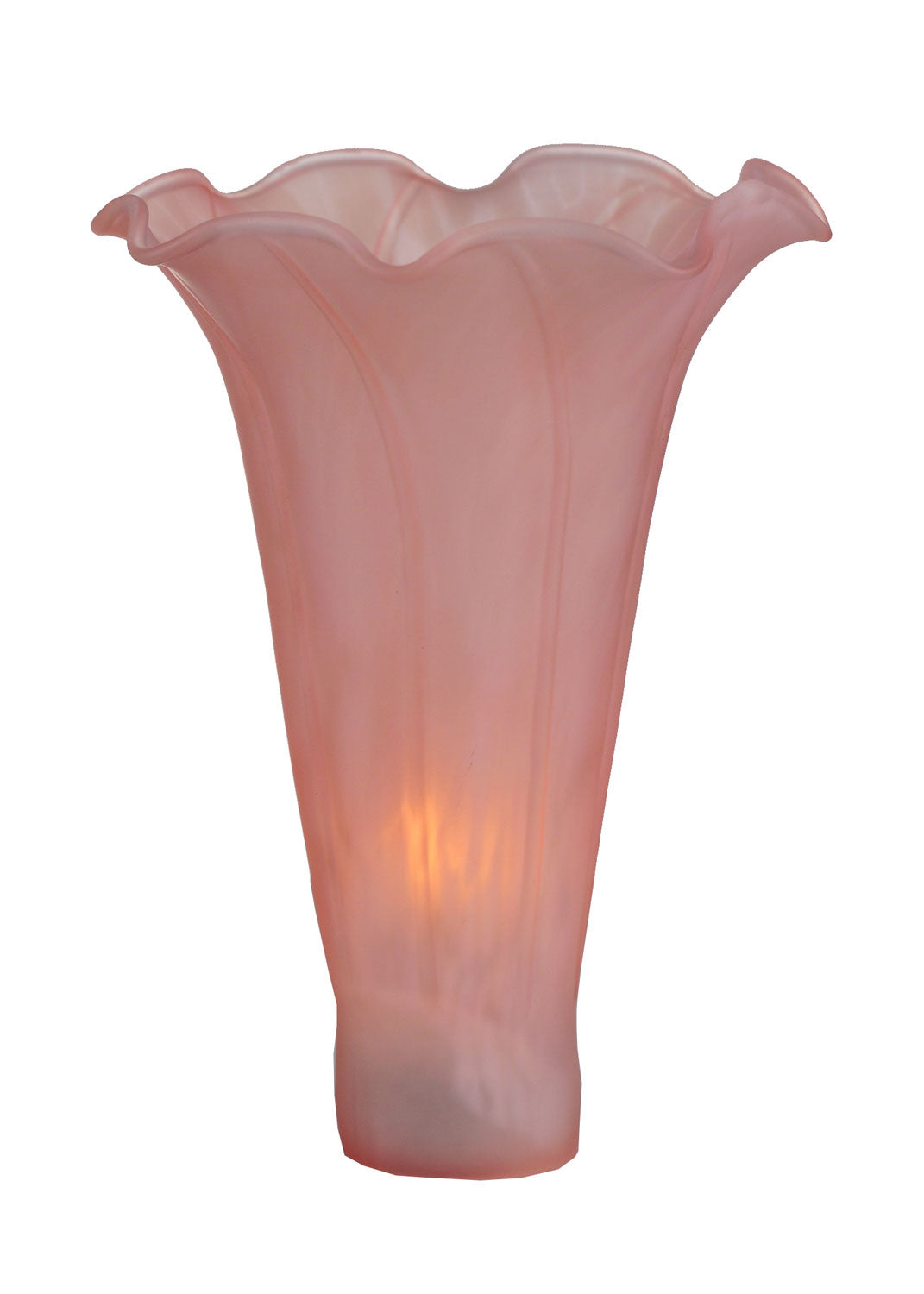 Meyda Tiffany - 10156 - Shade - Pink Tiffany Pond Lily - Mottled Petal Pink