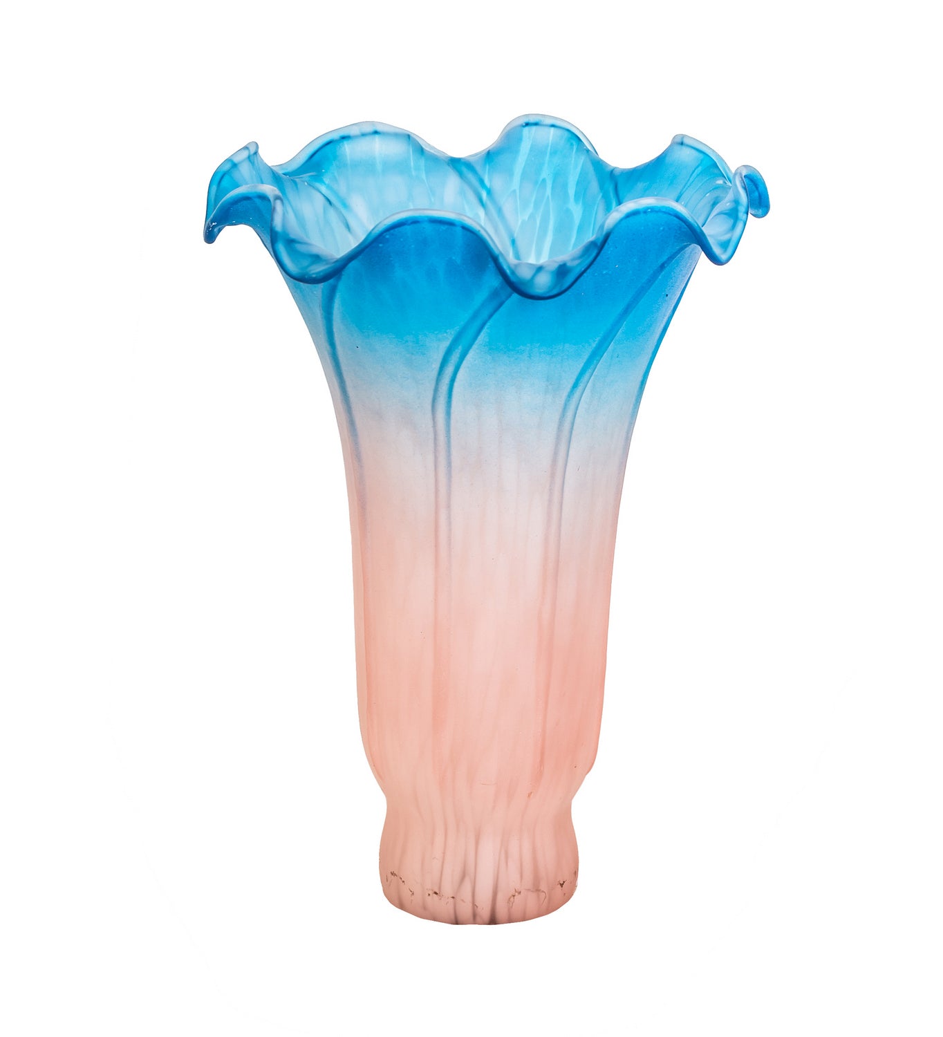 Meyda Tiffany - 10692 - Shade - Pink/Blue Pond Lily - Blue