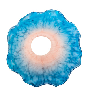 Meyda Tiffany - 10692 - Shade - Pink/Blue Pond Lily - Blue