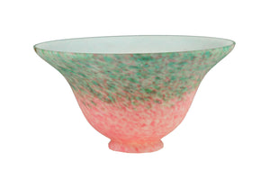 Meyda Tiffany - 10748 - Shade - Pink & Green - Mahogany Bronze