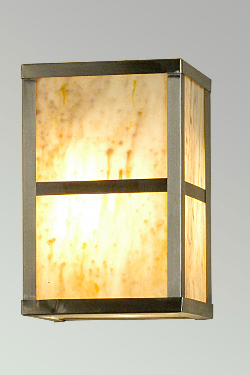 Meyda Tiffany - 15140 - One Light Wall Sconce - Kyoto - Brushed Stainless Steel