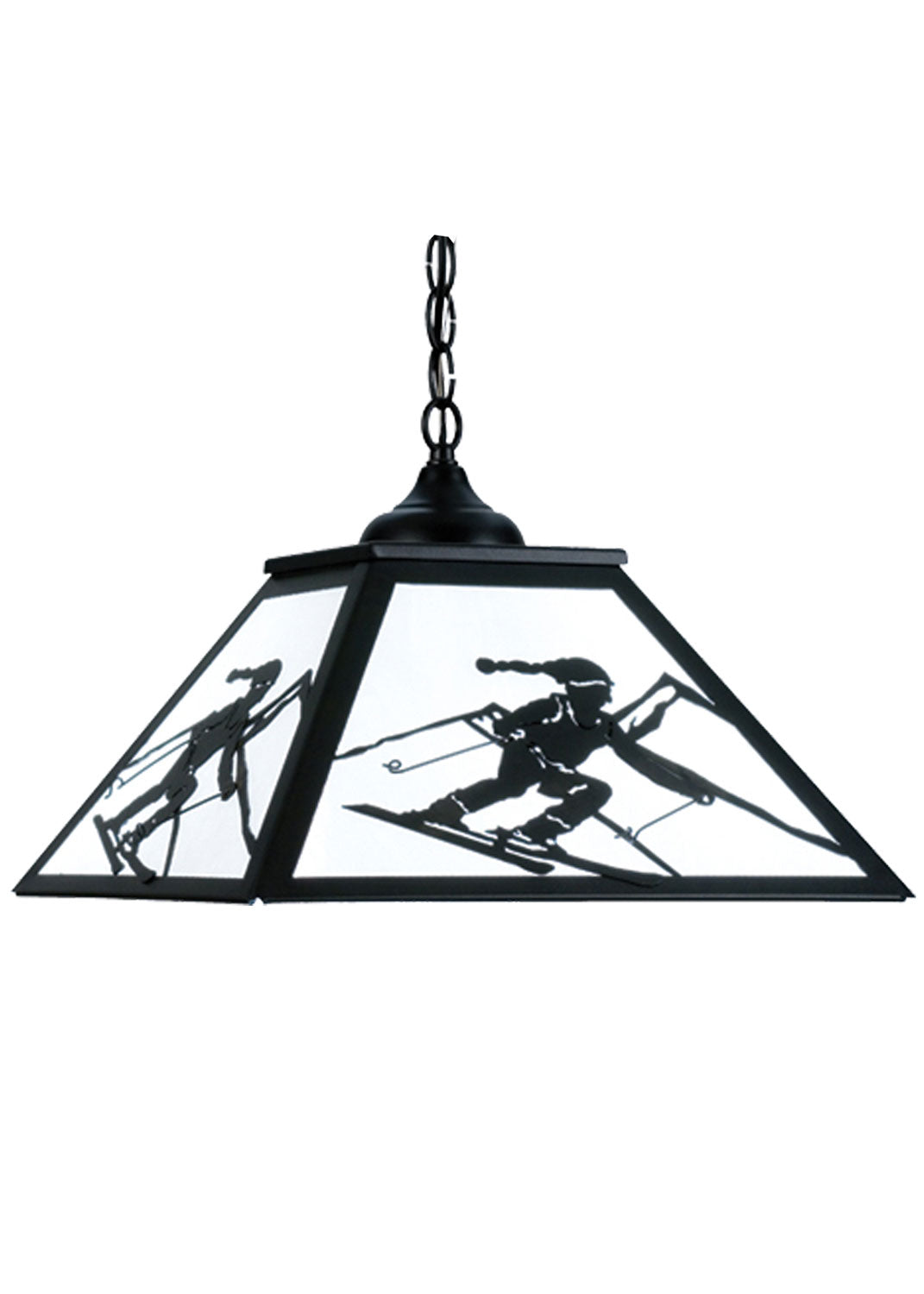 Meyda Tiffany - 15422 - Two Light Pendant - Alpine - Textured Black