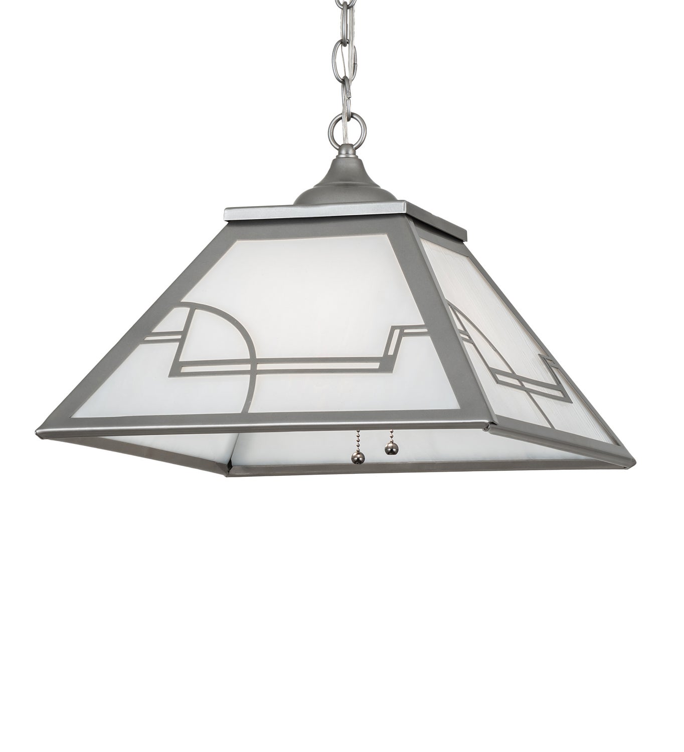 Meyda Tiffany - 15522 - Two Light Pendant - Revival - Nickel