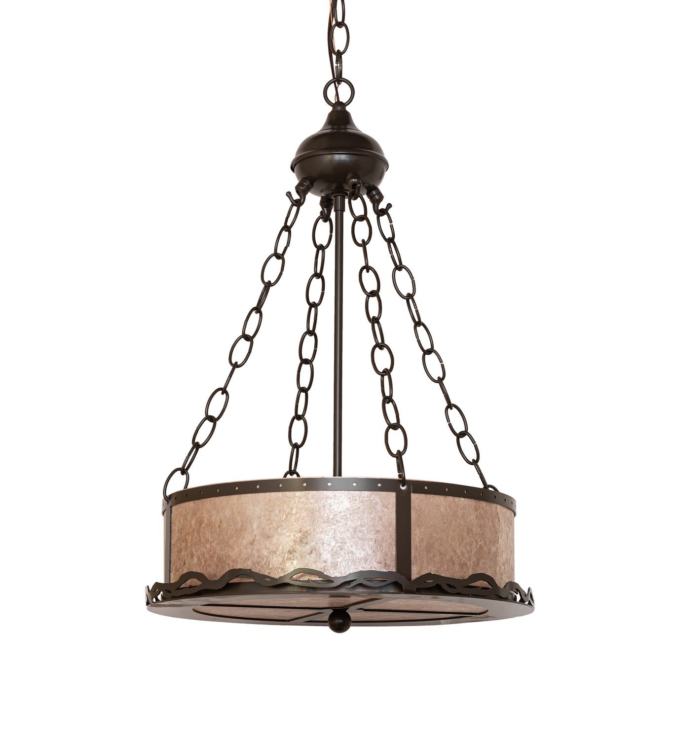 Meyda Tiffany - 23637 - Two Light Inverted Pendant - Branch - Timeless Bronze