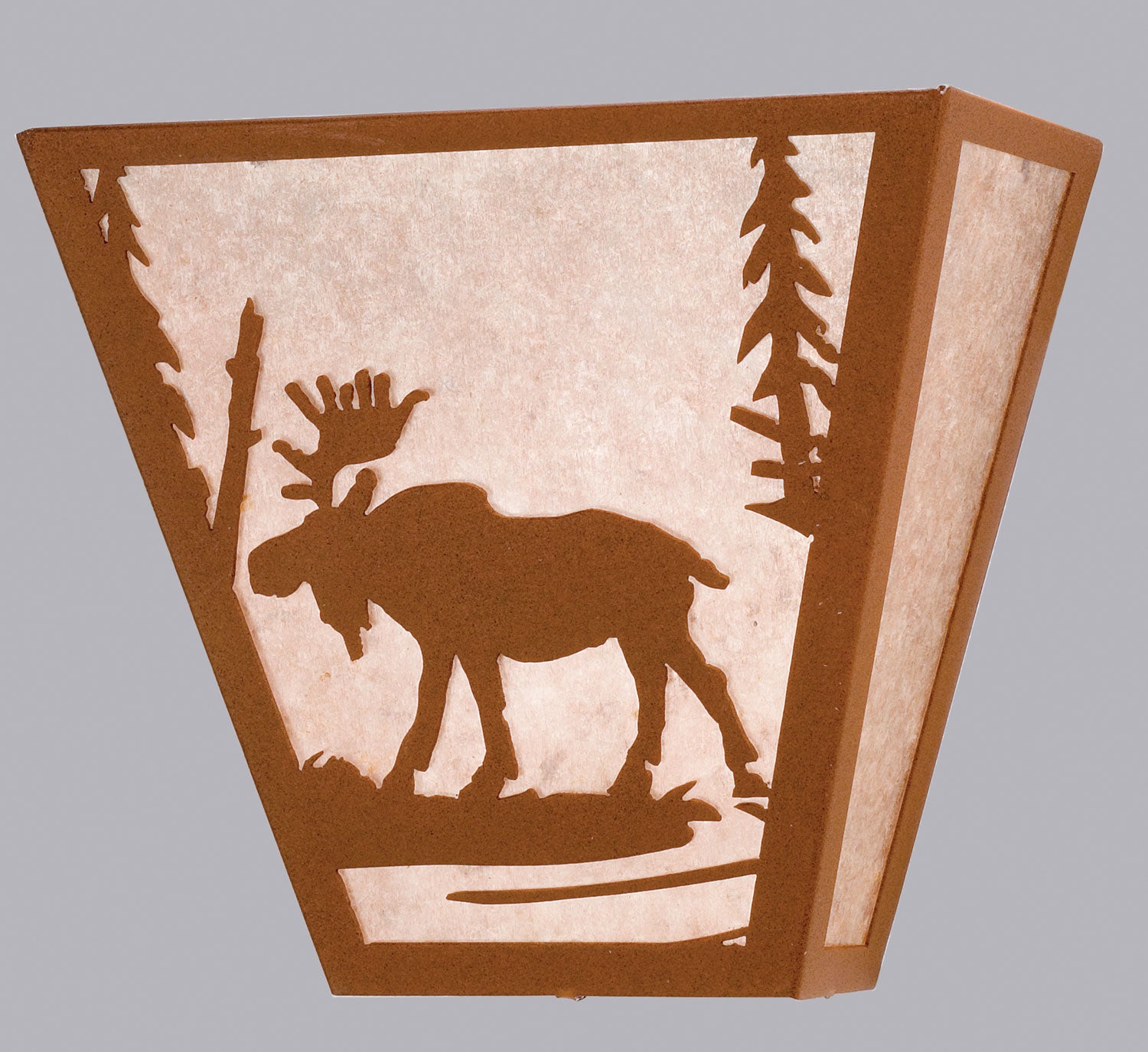 Meyda Tiffany - 23946 - Two Light Wall Sconce - Moose Creek - Rust