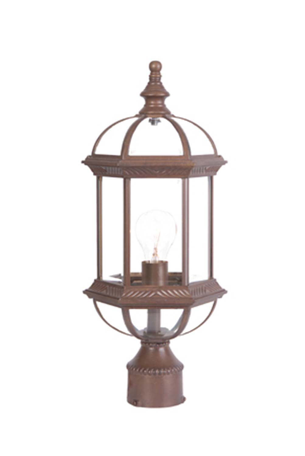 Acclaim Lighting - 5277BW - One Light Post Mount - Dover - Burled Walnut