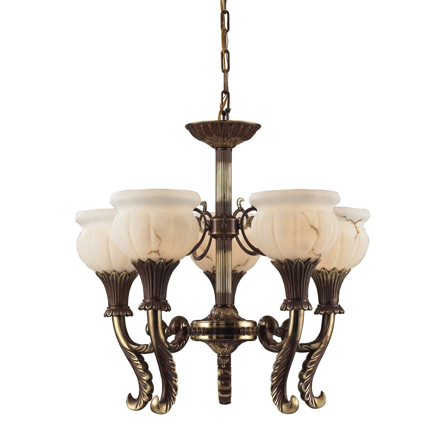 ELK Home - 8213/5 - Five Light Chandelier - Kingston - Brown