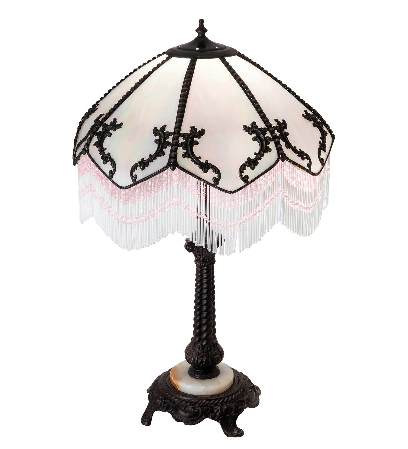 Meyda Tiffany - 31313 - One Light Table Lamp - Regina - Mahogany Bronze