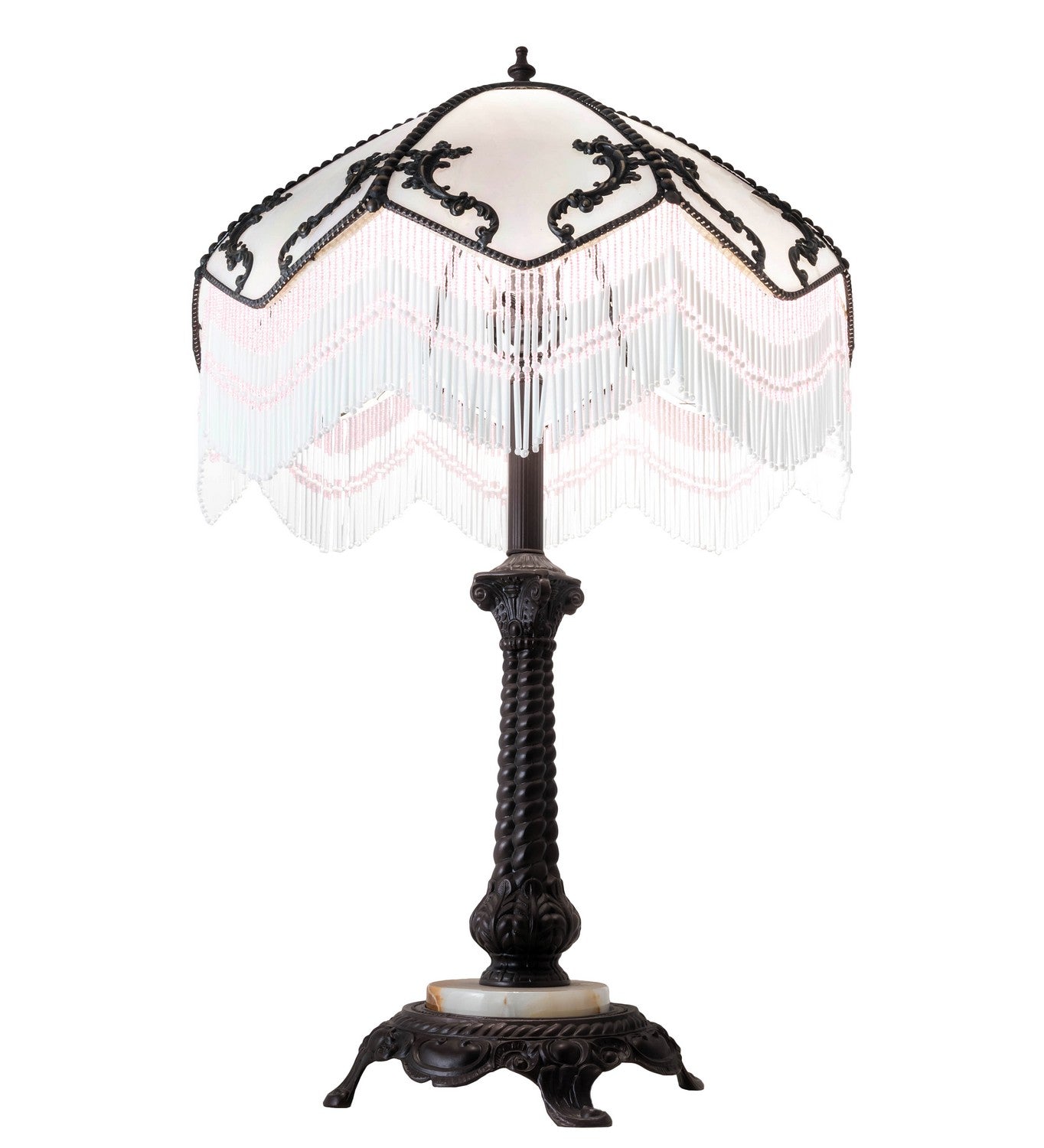 Meyda Tiffany - 31313 - One Light Table Lamp - Regina - Mahogany Bronze