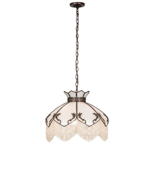 Meyda Tiffany - 31315 - Three Light Pendant - Isabella - Mahogany Bronze