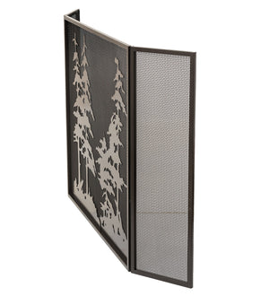 Meyda Tiffany - 31676 - Fireplace Screen - Tall Pines - Timeless Bronze