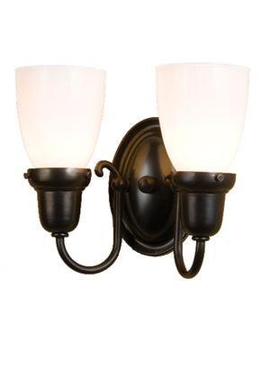 Meyda Tiffany - 36634 - Two Light Wall Sconce - Saratoga - Craftsman Brown