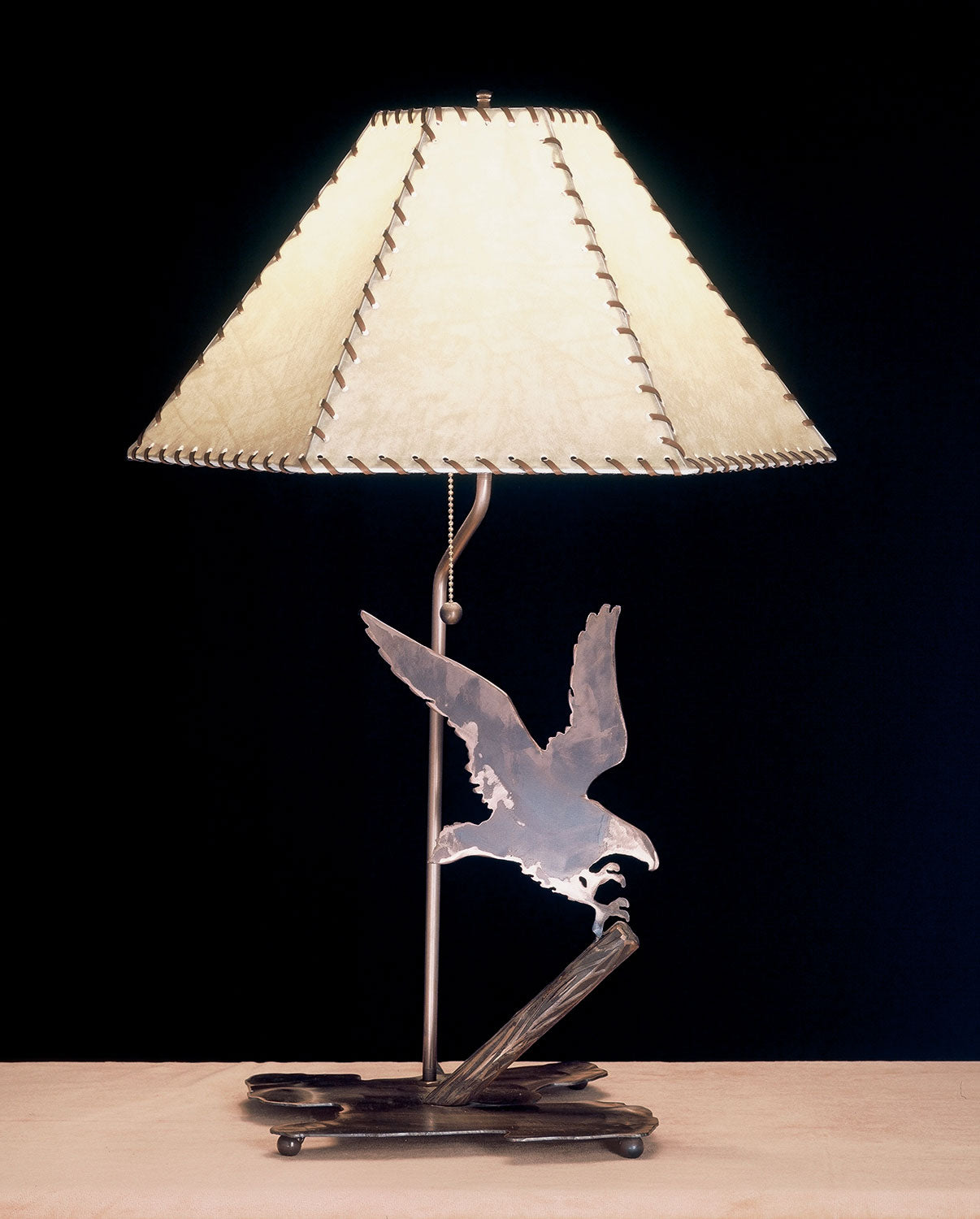 Meyda Tiffany - 38770 - One Light Table Lamp - Strike Of The Eagle - Antique Copper