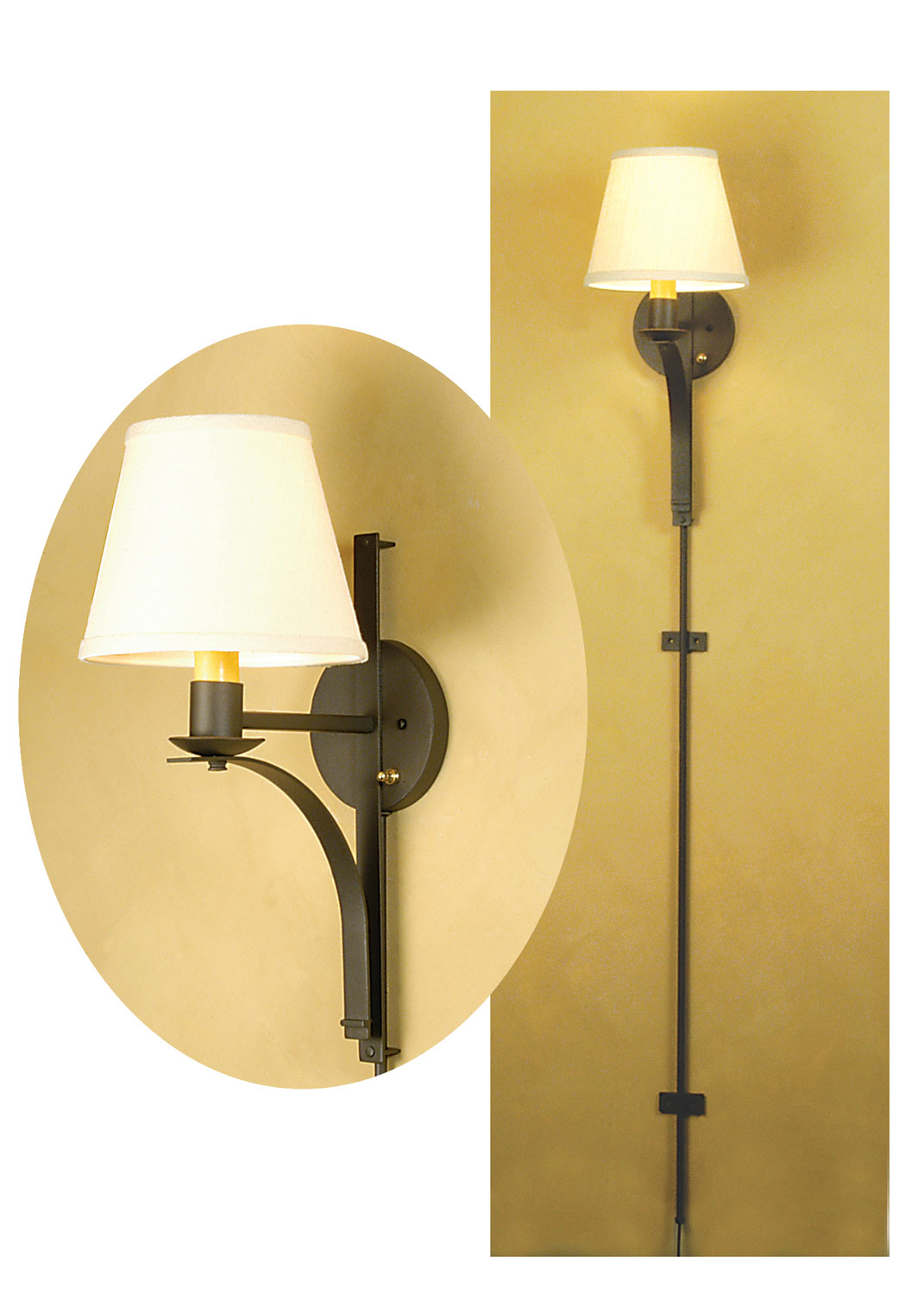 Meyda Tiffany - 48555 - One Light Wall Sconce - Minaret - Wrought Iron