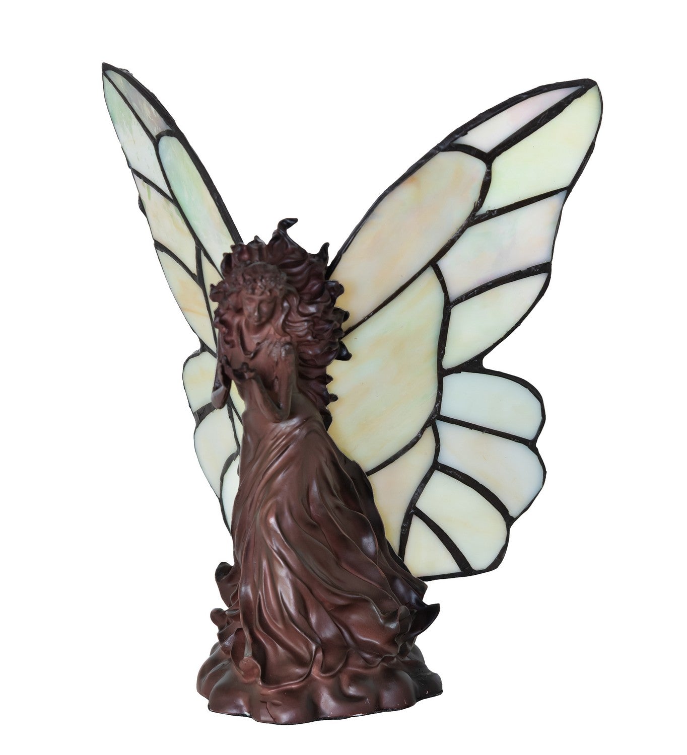 Meyda Tiffany - 50428 - One Light Accent Lamp - Fairy Holding Ladybug - Mahogany Bronze