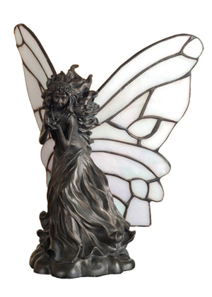 Meyda Tiffany - 50428 - One Light Accent Lamp - Fairy Holding Ladybug - Mahogany Bronze