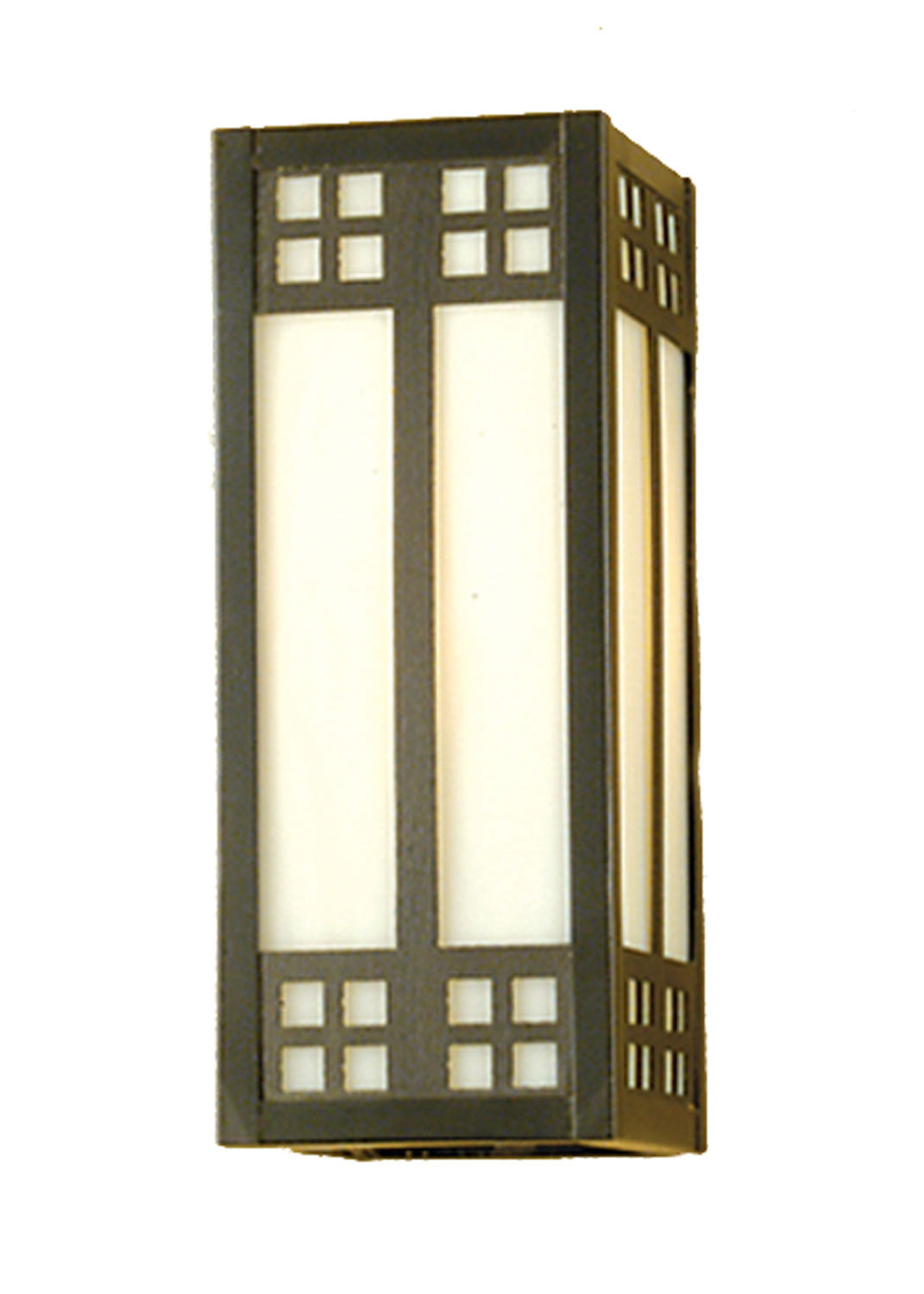 Meyda Tiffany - 50665 - Two Light Wall Sconce - Prairie Loft - Craftsman Brown