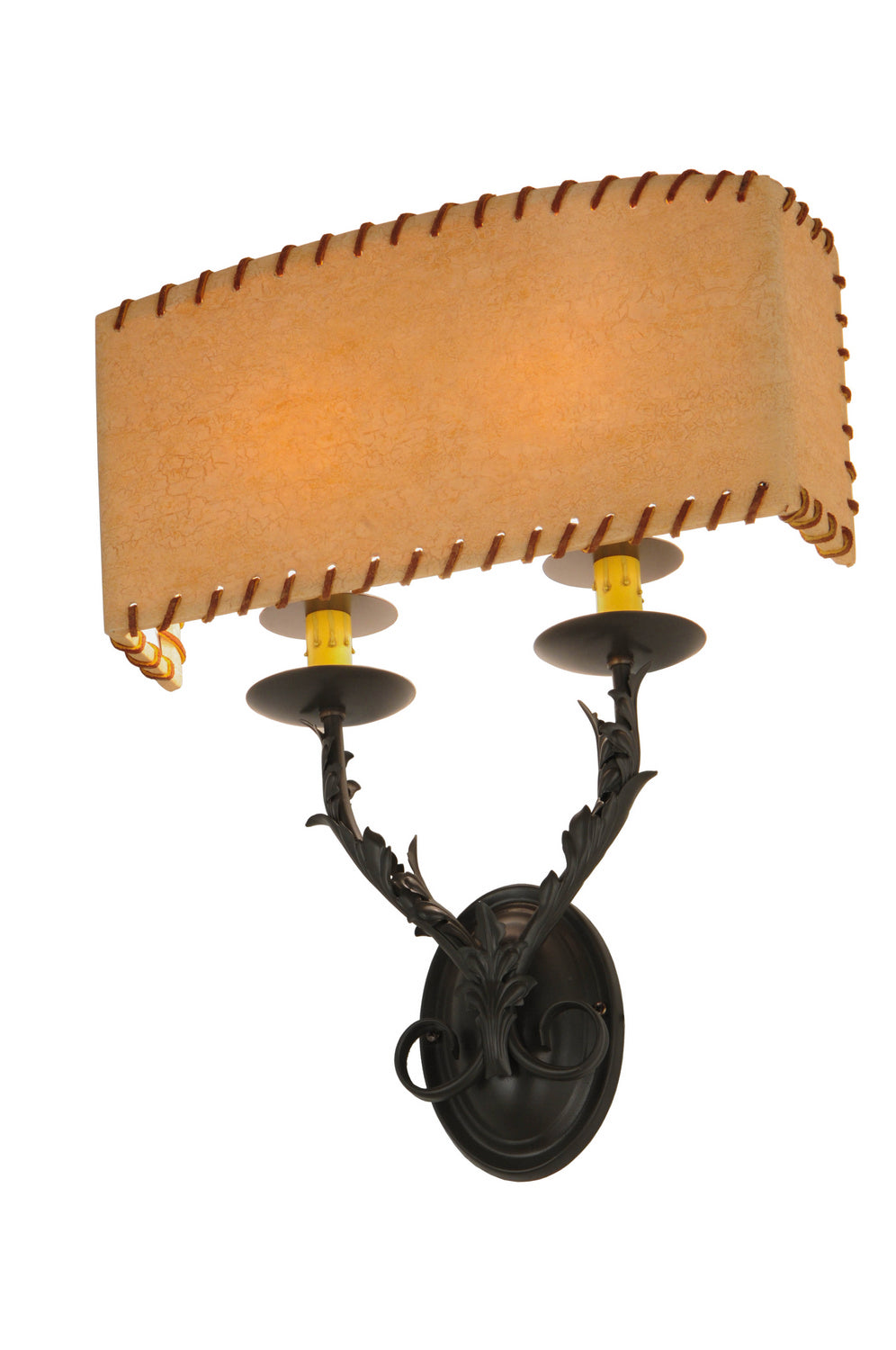 Meyda Tiffany - 50679 - Two Light Wall Sconce - Ranchero - Timeless Bronze