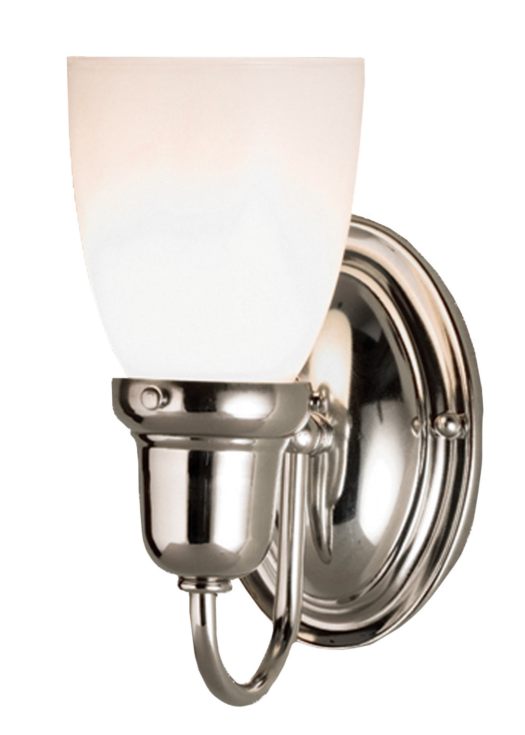 Meyda Tiffany - 50683 - One Light Wall Sconce - Saratoga - Polished Nickel