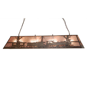 Meyda Tiffany - 65627 - 11 Light Pendant - Train - Antique Coppper