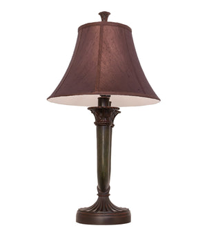 Meyda Tiffany - 66032 - Two Light Table Lamp - Cypress - Mahogany Bronze/Medici Brown & Seagrass